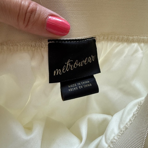 Metrowear Tulle Floral Appliqué Pleated Midi Skirt Garden Tea Party Women Medium - Picture 6 of 7